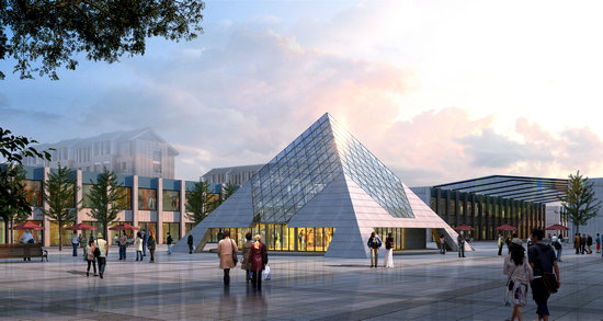 烟台金字塔网架